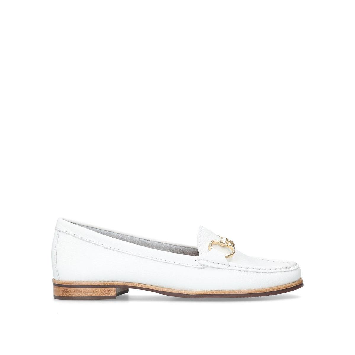 CLICK White Flat Loafers by CARVELA COMFORT