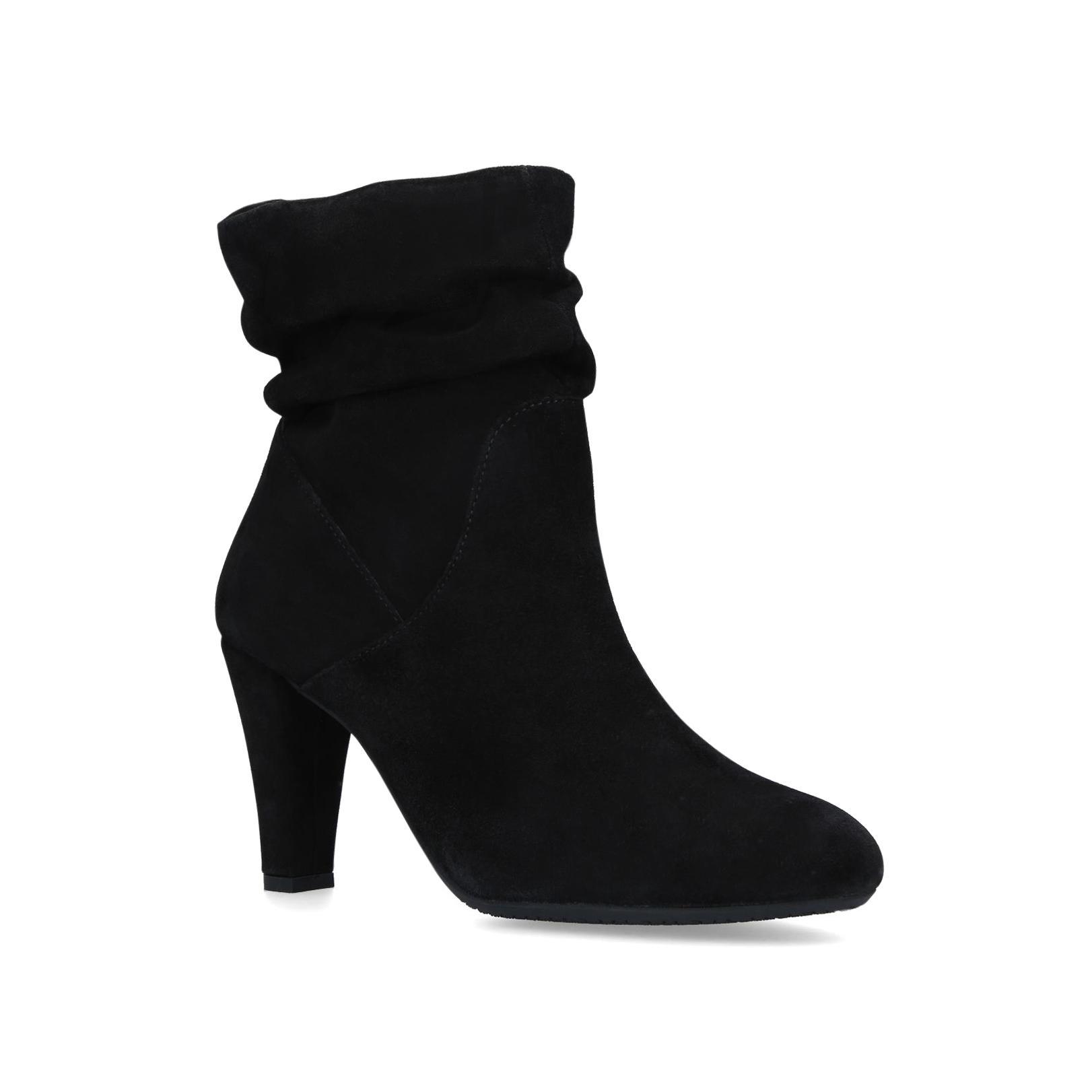 RITA Black Suede Ankle Boots by CARVELA COMFORT