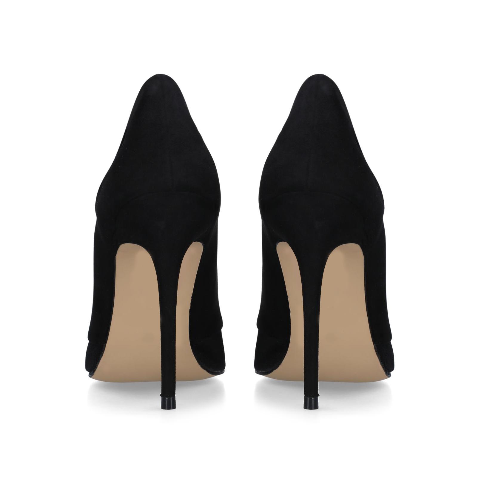 LUXX Black Stiletto Heel Court Shoes by CARVELA