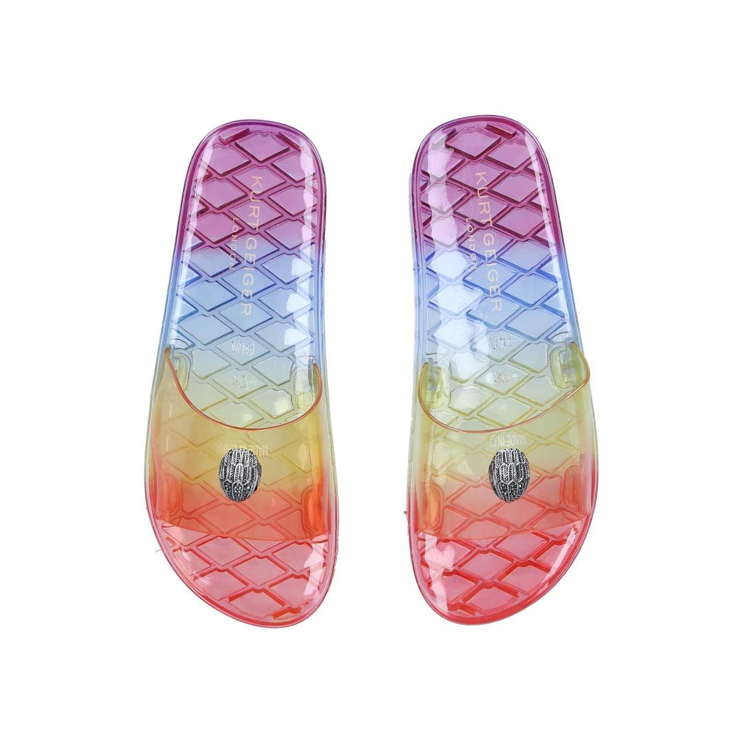 MADDIE RAINBOW Rainbow Sliders by KURT GEIGER LONDON