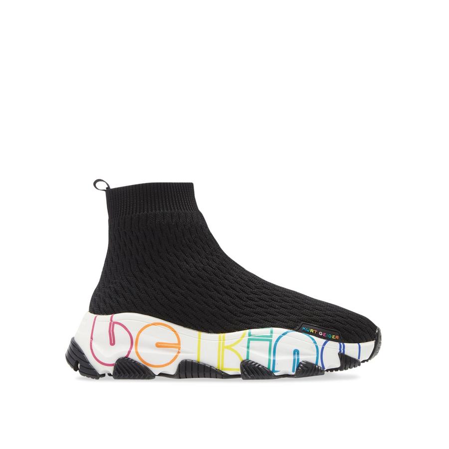 BE KIND LETTIE KNIT SOCK by KURT GEIGER LONDON