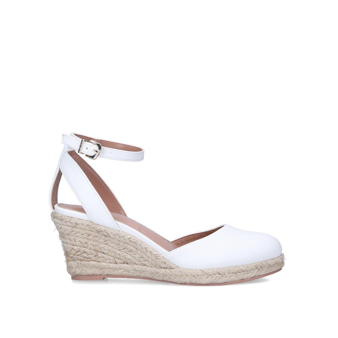 SABRINA Bone Closed Toe Wedge Heels by CARVELA