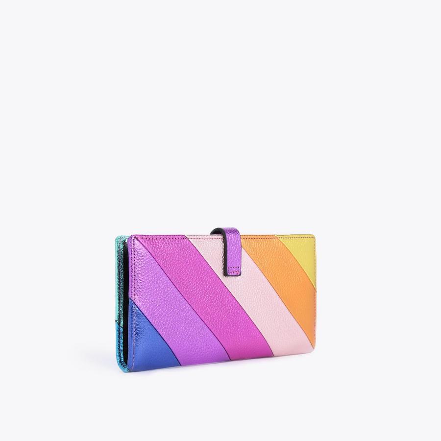 LEATHER SOFT WALLET Rainbow Wallet by KURT GEIGER LONDON