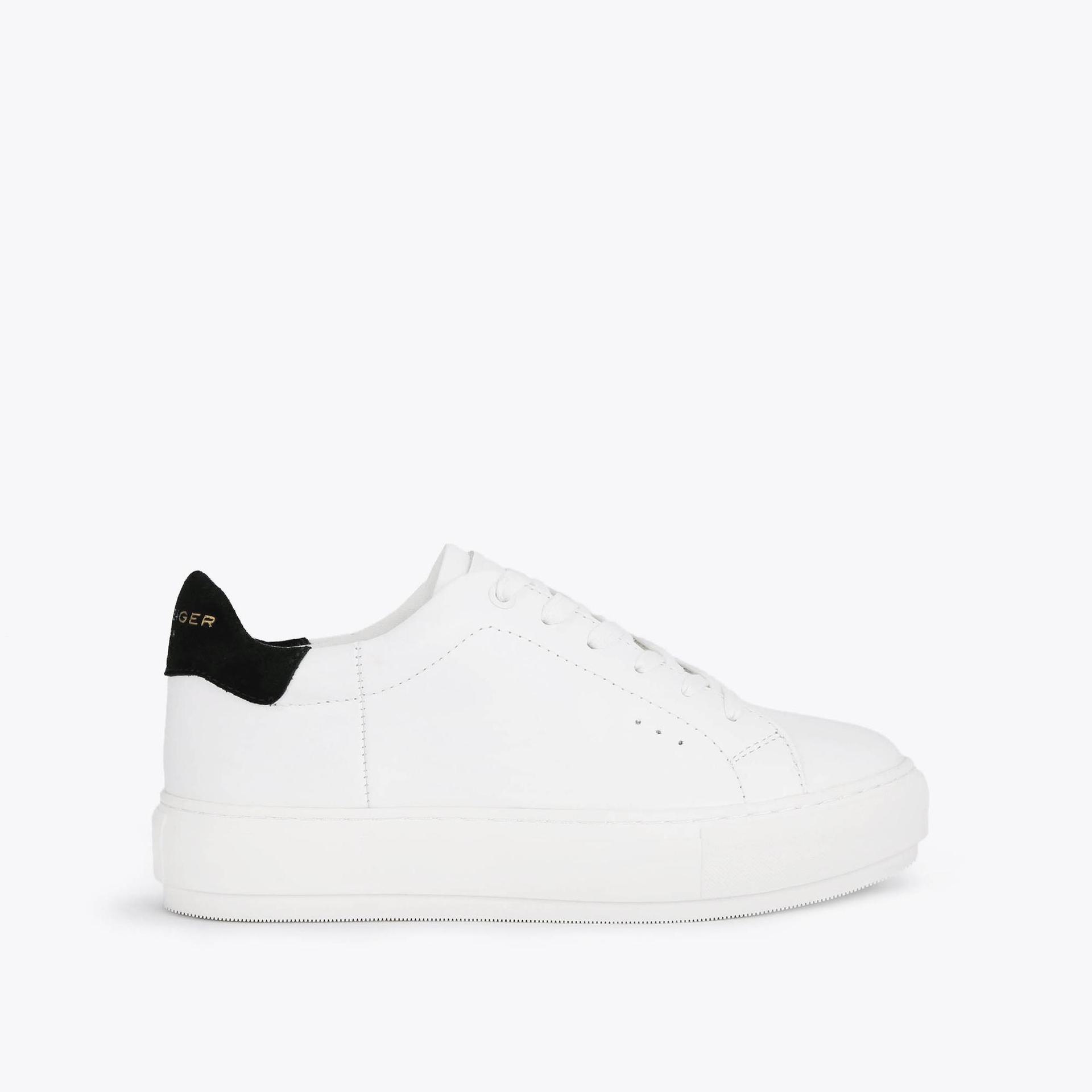 Women's Trainers | Metallic & White Leather Trainers | Kurt Geiger