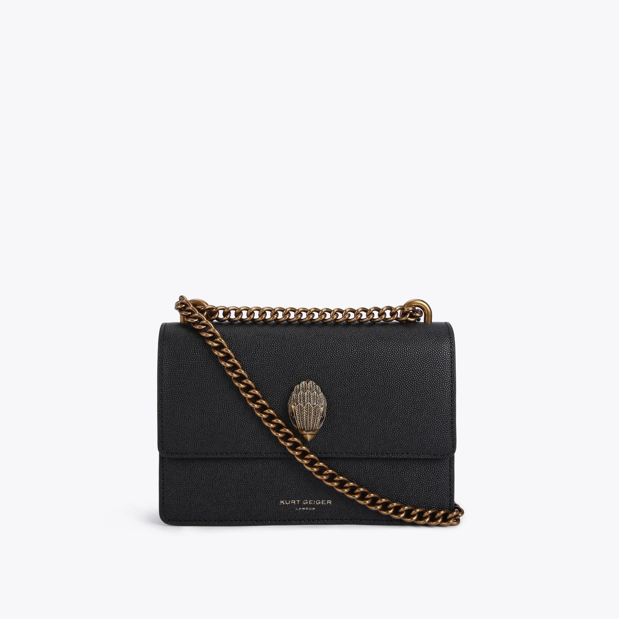 SHOREDITCH SM CROSS BODY Black Caviar Leather Mini Cross Body Bag by ...