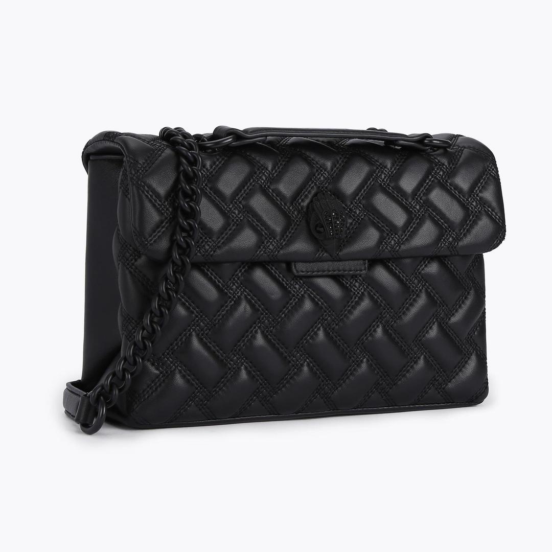 KENSINGTON BAG DRENCH Black Quilted Leather Shoulder Bag by KURT GEIGER ...