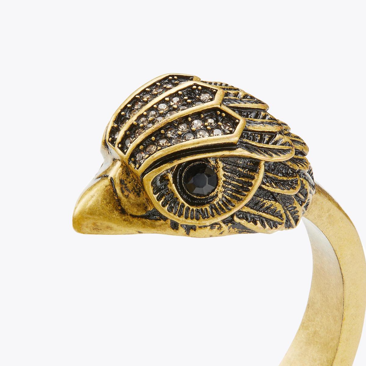 EAGLE XL HINGED BANGLE Gold Eagle Head Bangle by KURT GEIGER LONDON