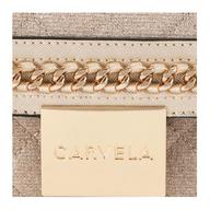 BAILEY QLTD CHN SHLDR BAG Gold Quilted Chain Bag by CARVELA