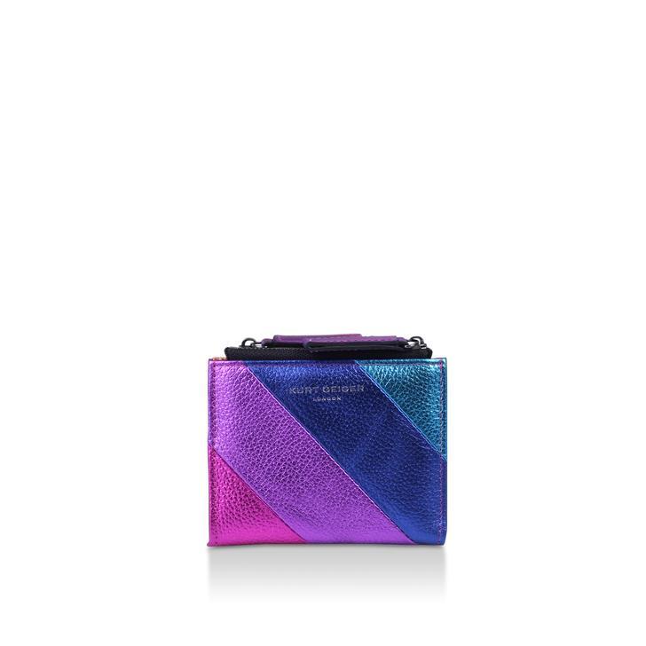 MINI PURSE Rainbow Leather Mini Purse by KURT GEIGER LONDON