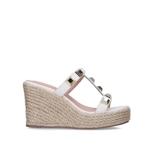 kurt geiger silver espadrilles
