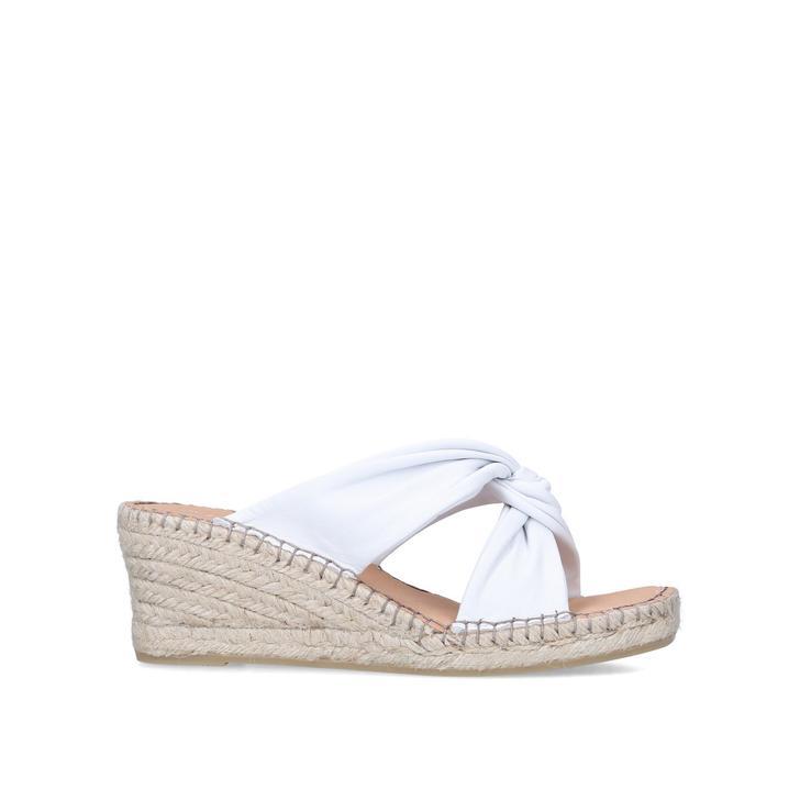 kurt geiger silver espadrilles