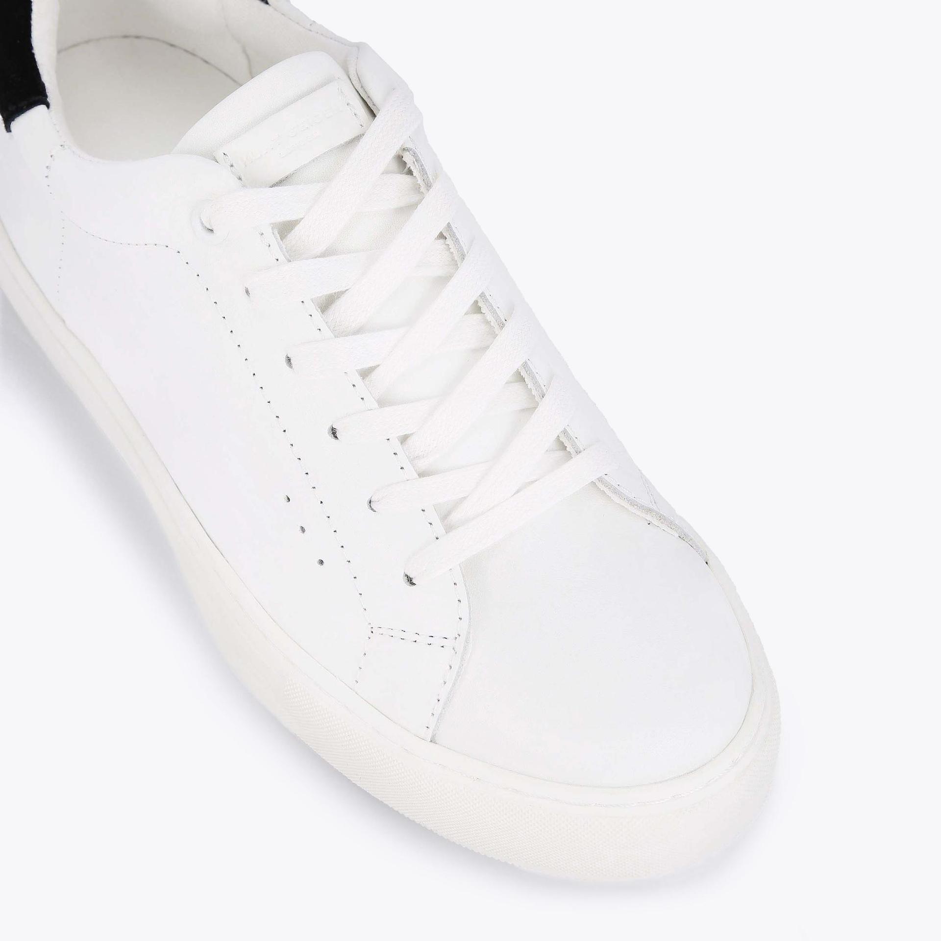LANEY White Leather Chunky Sneakers by KURT GEIGER LONDON