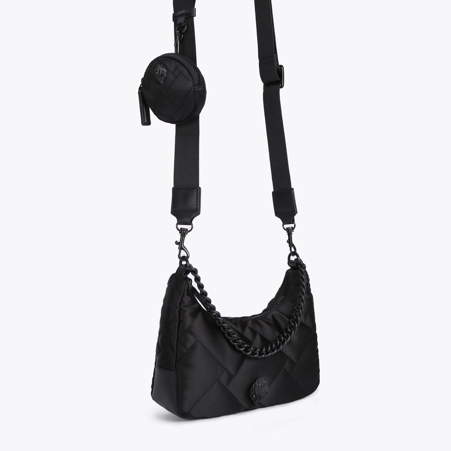 RECYCLED MULTI CROSS BODY Black Drench Recycled Bag by KURT GEIGER LONDON
